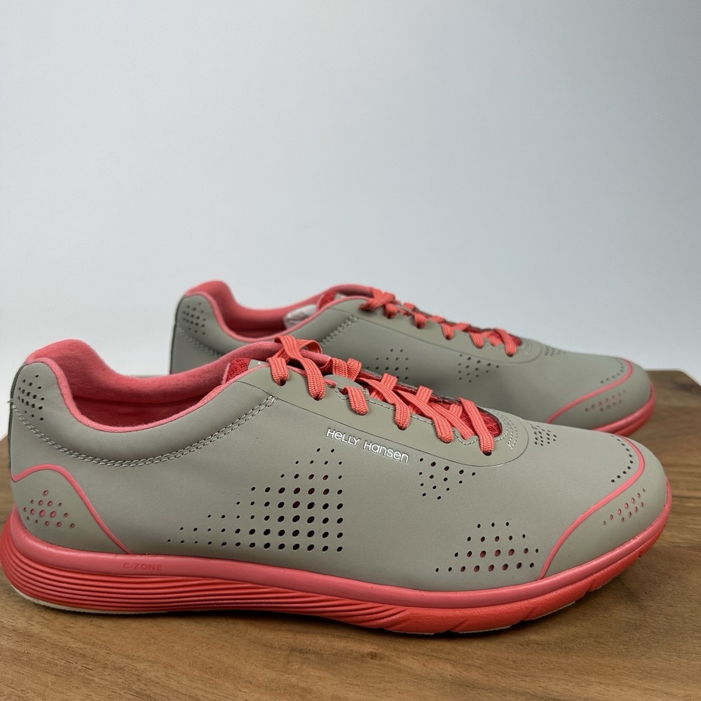 New Womens Helly Hanson Argenta VTR Grey Sneaker Shoes Size 7.5 M